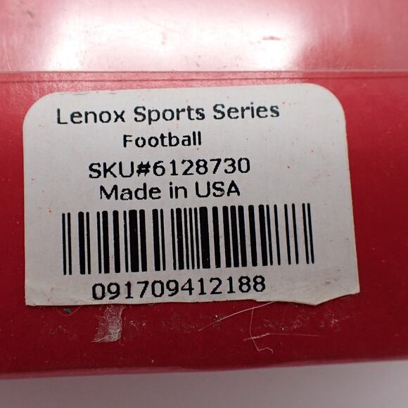 Lenox Sports Series Football Round Porcelain Ornament in Original Box, 3.25" W - Picture 7 of 7